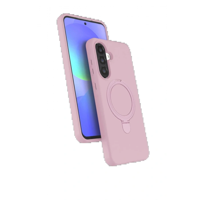 CPT90 Samsung Galaxy A56 Regal Magsafe Standlı Kapak - Açık Pembe