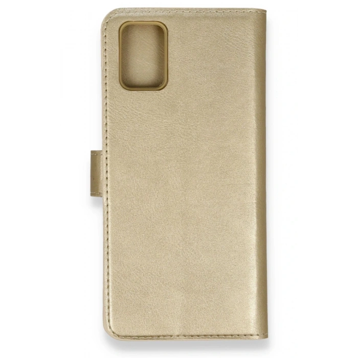 CPT90 Samsung Galaxy A71 Trend S Plus Kapaklı Kılıf - Gold