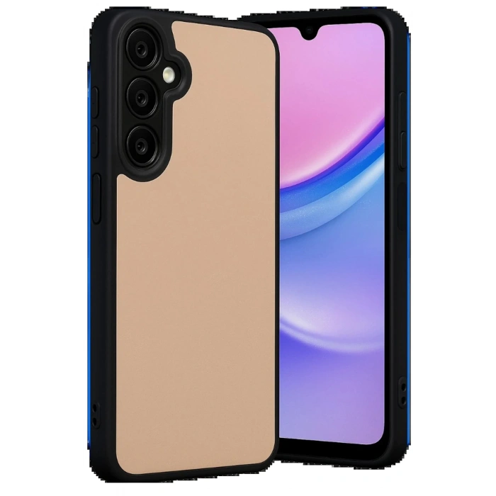 CPT90 Samsung Galaxy M15 Kılıf Aras Deri Kapak - Pudra