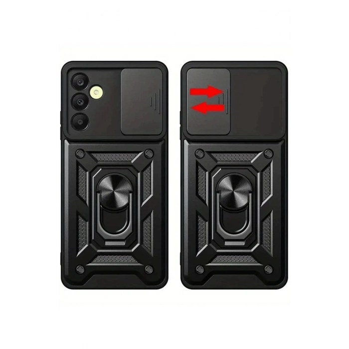 CPT90 Samsung Galaxy S24 FE Pars Lens Yüzüklü Silikon - Yeşil