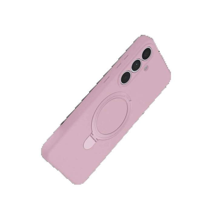 CPT90 Samsung Galaxy S24 FE Regal Magsafe Standlı Kapak - Açık Pembe