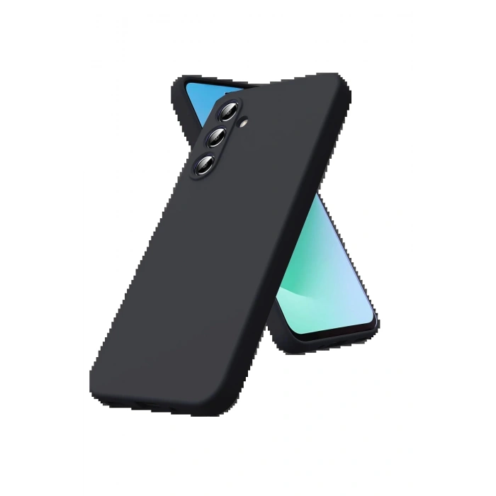 CPT90 Samsung Galaxy S25 FE Nano içi Kadife Silikon - Siyah