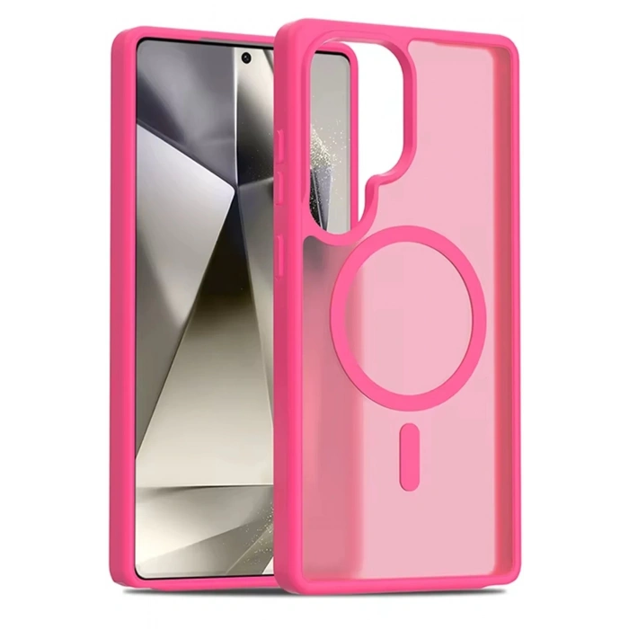 CPT90 Samsung Galaxy S25 Ultra Jota Magsafe Kapak - Rose