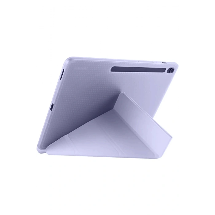 CPT90 Samsung Galaxy Tab S10 FE Plus 13.1 Kalemlikli Hugo Tablet Kılıfı - Açık Mor