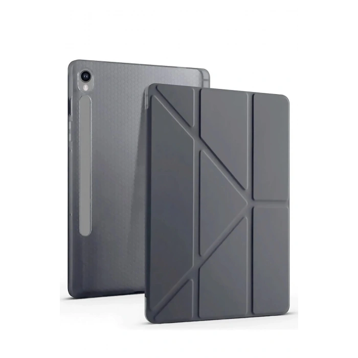 CPT90 Samsung Galaxy Tab S10 FE Plus 13.1 Kalemlikli Mars Tablet Kılıfı - Gri