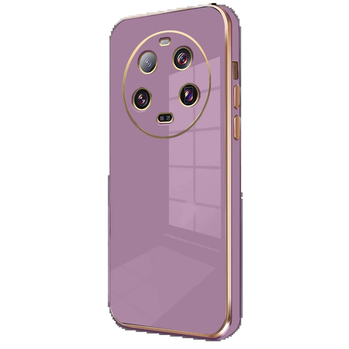 CPT90 Xiaomi Mi 14 Ultra Kılıf Volet Silikon - Mor