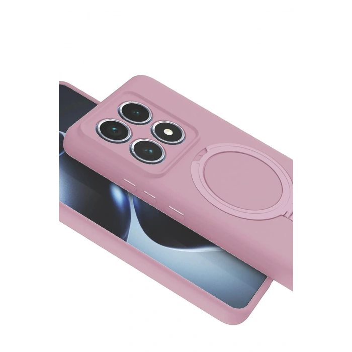 CPT90 Xiaomi Mi 14T Pro Regal Magsafe Standlı Kapak - Açık Pembe