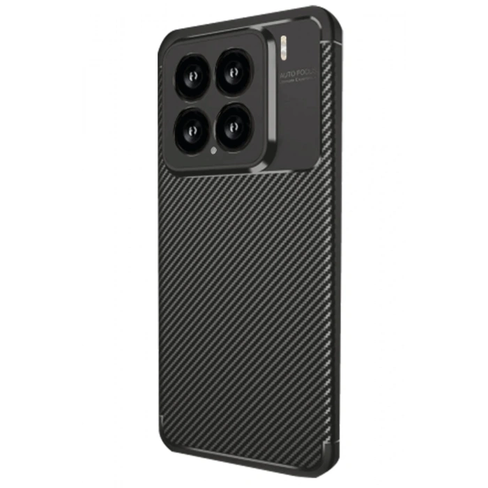 CPT90 Xiaomi Mi 15 Kılıf Auto Focus Karbon Kapak - Siyah