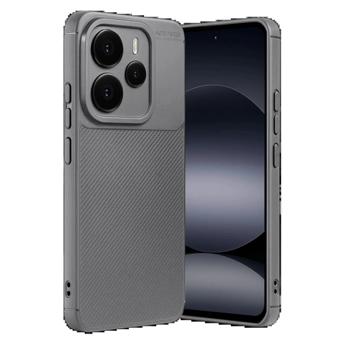 CPT90 Xiaomi Note 14 5G Auto Focus Karbon Kapak - Gri