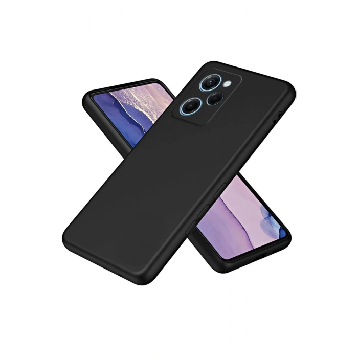 CPT90 Xiaomi Poco X5 Pro 5G Nano içi Kadife Silikon - Siyah