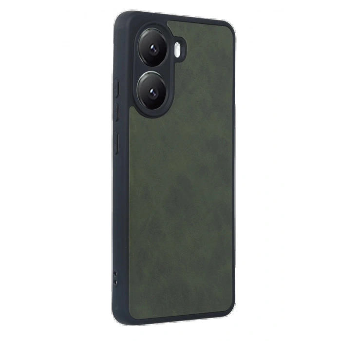 CPT90 Xiaomi Poco X7 Pro Kılıf Aras Deri Kapak - Koyu Yeşil