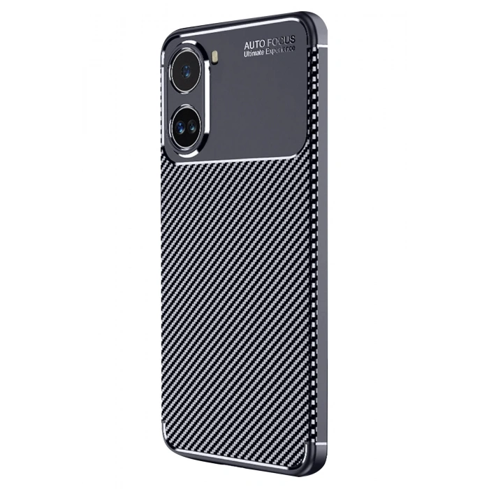 CPT90 Xiaomi Poco X7 Pro Kılıf Auto Focus Karbon Kapak - Lacivert