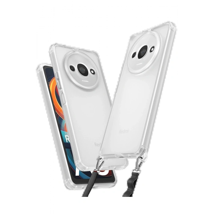 CPT90 Xiaomi Redmi A3 4G Kılıf Penta Silikon Kılıf - Şeffaf