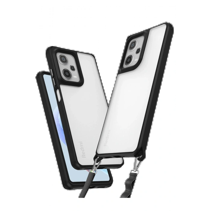 CPT90 Xiaomi Redmi Note 12 Pro 5G Kılıf Penta Silikon Kılıf - Siyah