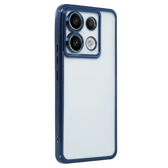 CPT90 Xiaomi Redmi Note 13 Pro 4G Kılıf Lensli Silikon - Lacivert