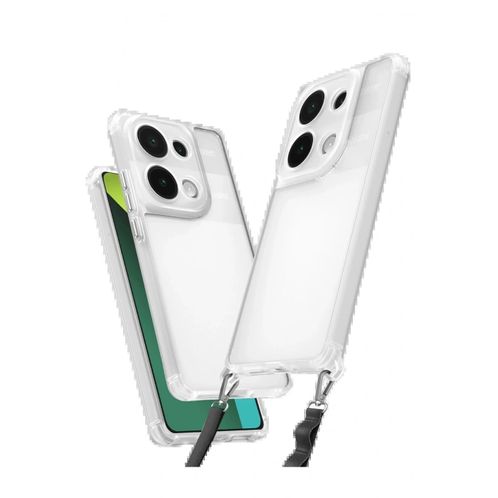 CPT90 Xiaomi Redmi Note 13 Pro 4G Kılıf Penta Silikon Kılıf - Şeffaf