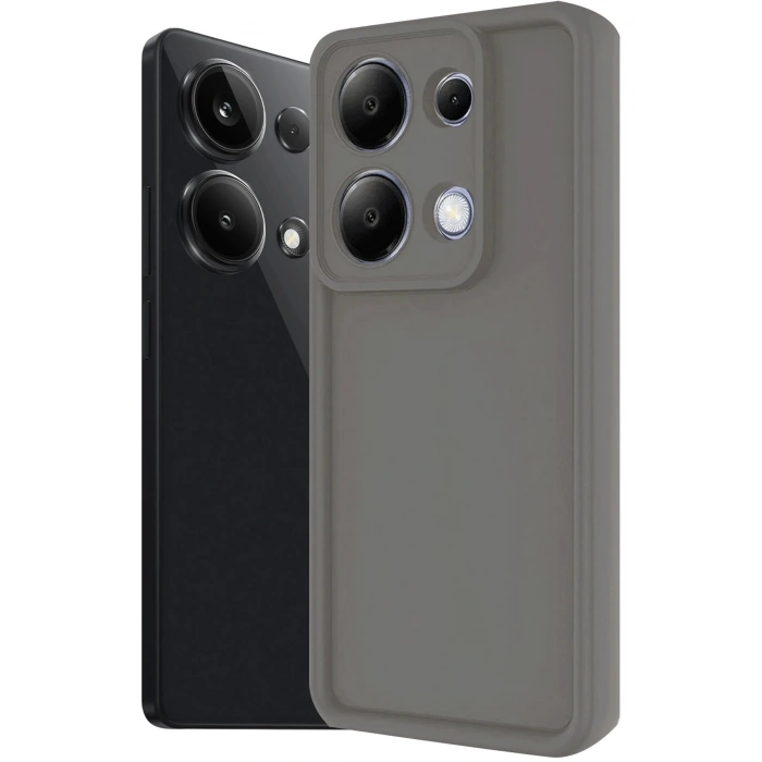 CPT90 Xiaomi Redmi Note 13 Pro 4G Kılıf Viera Silikon - Gri