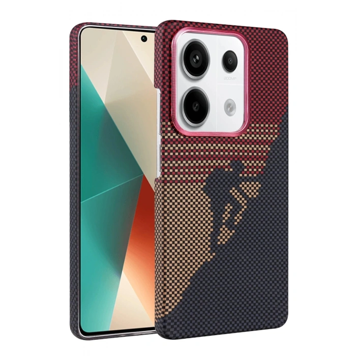 CPT90 Xiaomi Redmi Note 13 Pro 4G Vega Magsafe Kapak - Kırmızı