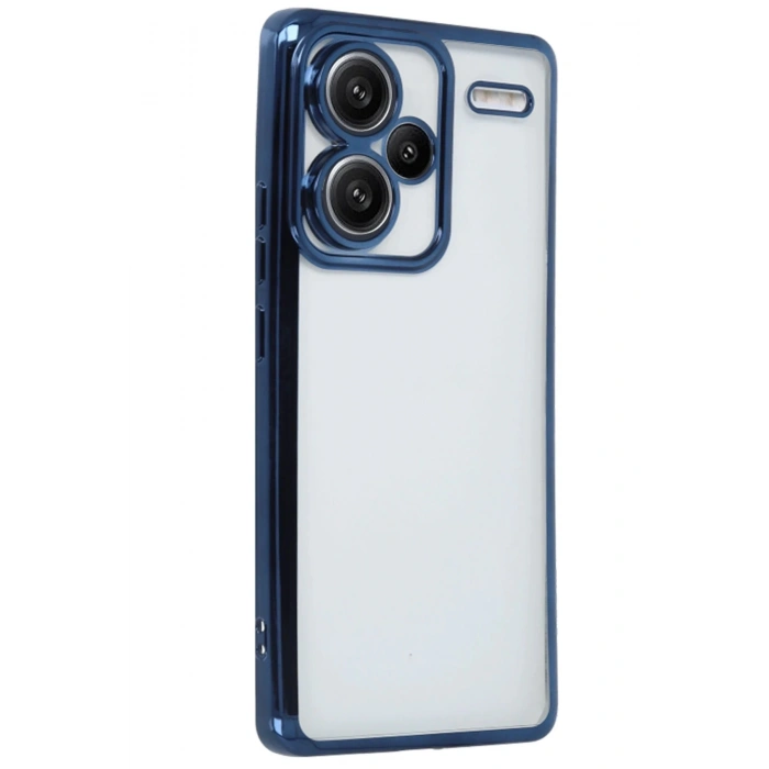 CPT90 Xiaomi Redmi Note 13 Pro Plus Kılıf Lensli Silikon - Lacivert