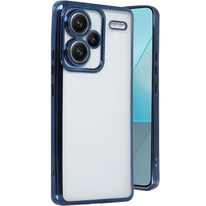 CPT90 Xiaomi Redmi Note 13 Pro Plus Kılıf Lensli Silikon - Lacivert