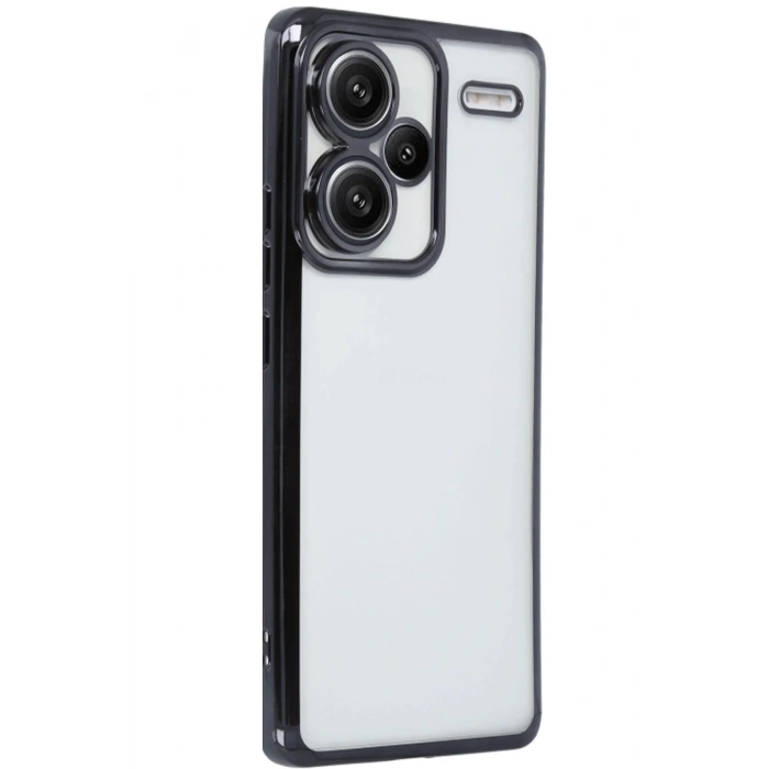 CPT90 Xiaomi Redmi Note 13 Pro Plus Kılıf Lensli Silikon - Siyah