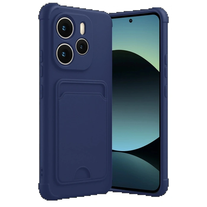 CPT90 Xiaomi Redmi Note 14 4G Kelvin Kartvizitli Silikon - Lacivert