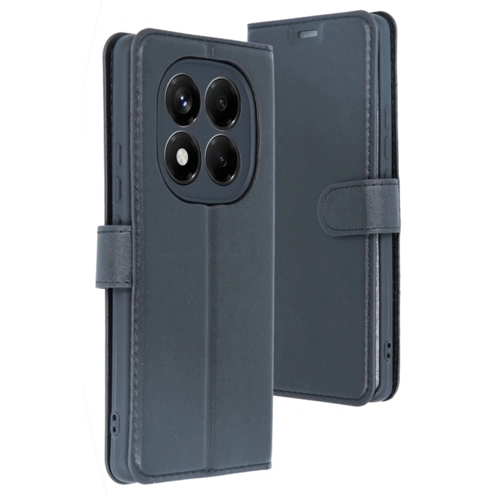 CPT90 Xiaomi Redmi Note 14 4G Kılıf Trend S Plus Kapaklı Kılıf - Siyah