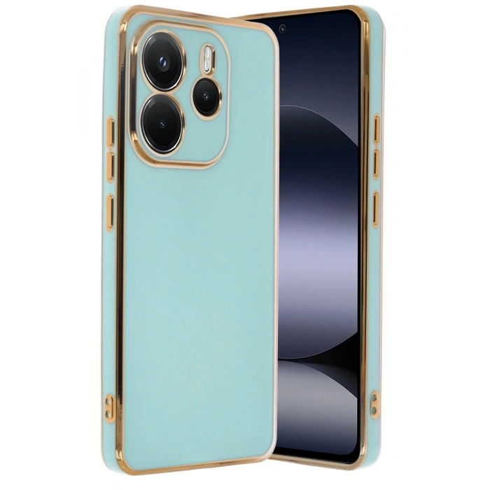 CPT90 Xiaomi Redmi Note 14 4G Kılıf Volet Silikon - Açık Yeşil