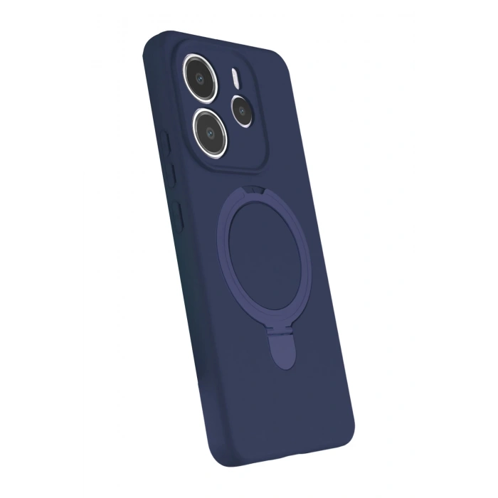 CPT90 Xiaomi Redmi Note 14 4G Regal Magsafe Standlı Kapak - Lacivert