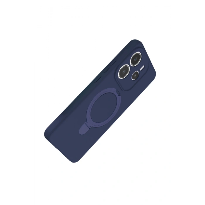 CPT90 Xiaomi Redmi Note 14 4G Regal Magsafe Standlı Kapak - Lacivert