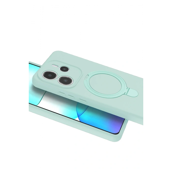 CPT90 Xiaomi Redmi Note 14 4G Regal Magsafe Standlı Kapak - Su Yeşili