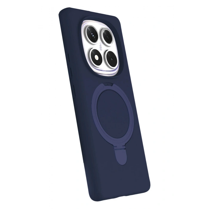 CPT90 Xiaomi Redmi Note 14 Pro 4G Regal Magsafe Standlı Kapak - Lacivert