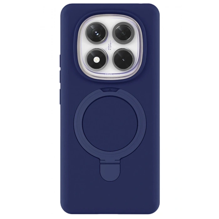 CPT90 Xiaomi Redmi Note 14 Pro 4G Regal Magsafe Standlı Kapak - Lacivert