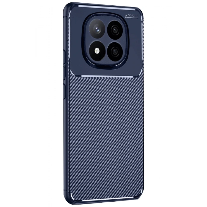 CPT90 Xiaomi Redmi Note 14 Pro 5G Kılıf Auto Focus Karbon Kapak - Lacivert