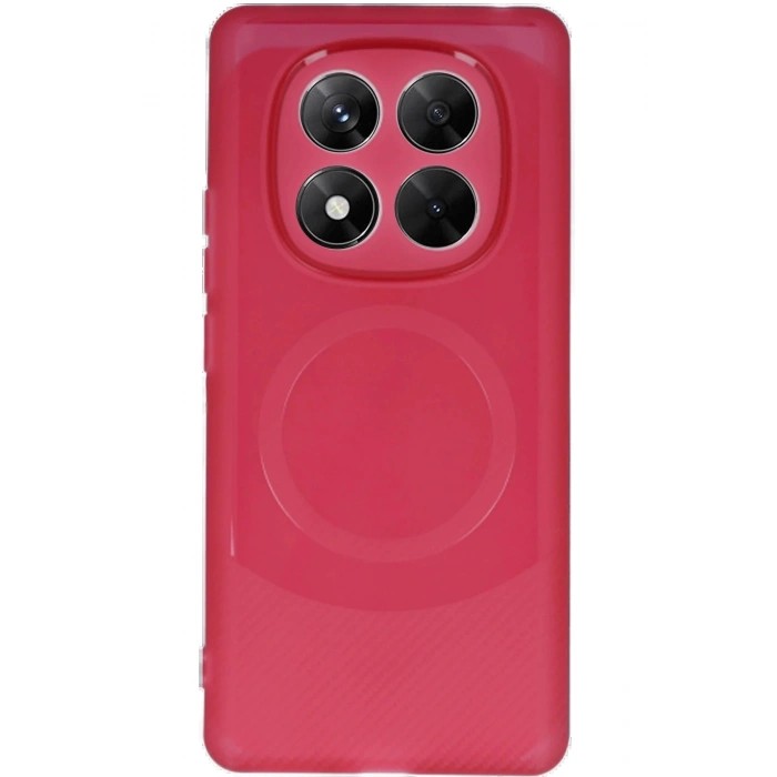 CPT90 Xiaomi Redmi Note 14 Pro 5G Kılıf Maya Karbon Kapak - Bordo