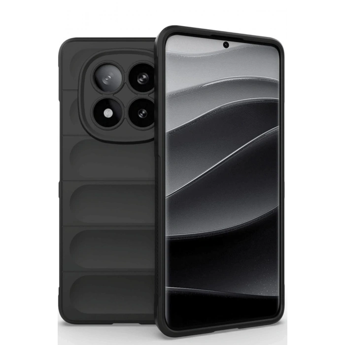 CPT90 Xiaomi Redmi Note 14 Pro 5G Kılıf Optimum Silikon - Siyah