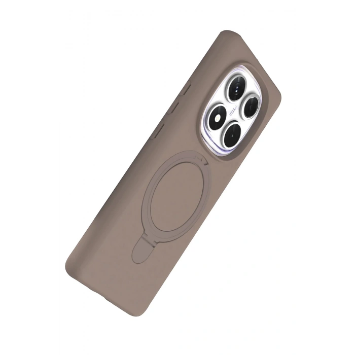 CPT90 Xiaomi Redmi Note 14 Pro 5G Regal Magsafe Standlı Kapak - Çöl Titanyum