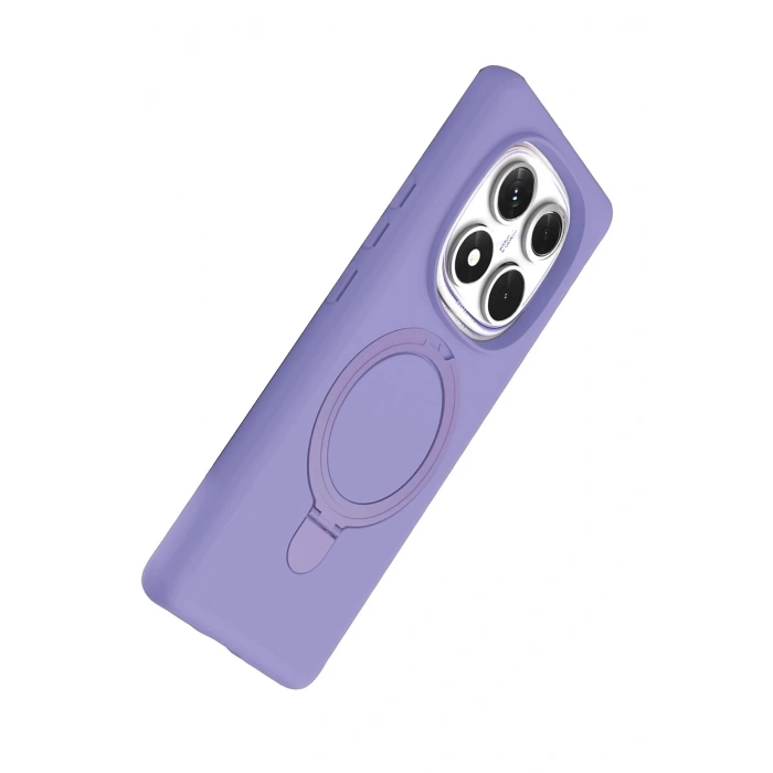 CPT90 Xiaomi Redmi Note 14 Pro 5G Regal Magsafe Standlı Kapak - Lila