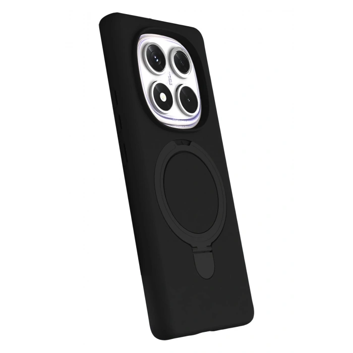 CPT90 Xiaomi Redmi Note 14 Pro 5G Regal Magsafe Standlı Kapak - Siyah