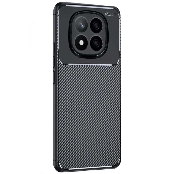 CPT90 Xiaomi Redmi Note 14 Pro Plus Kılıf Auto Focus Karbon Kapak - Siyah