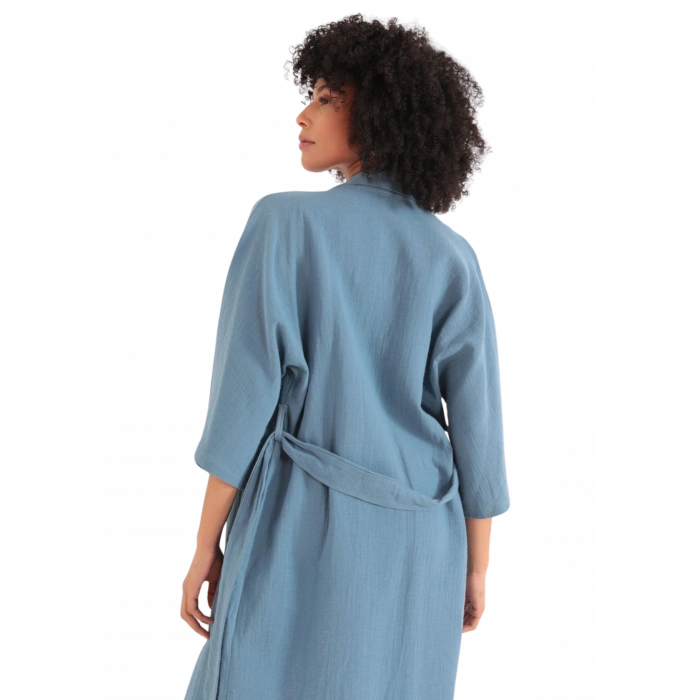Kimono Üst - İNDİGO