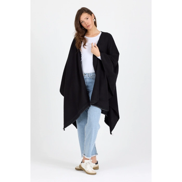 Panço - Pamuk Polyester Karışımlı Şık ve  Kaliteli Kumaş-Siyah