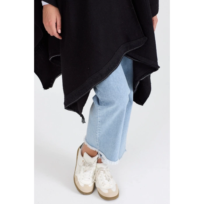 Panço - Pamuk Polyester Karışımlı Şık ve  Kaliteli Kumaş-Siyah