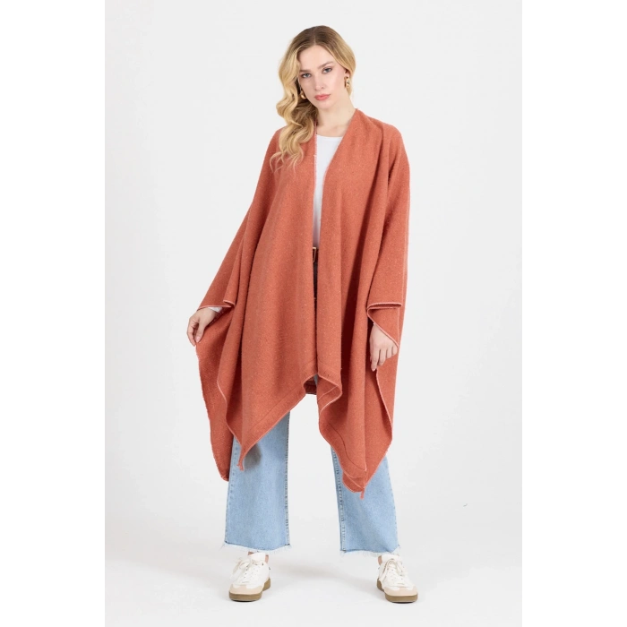 Panço - Pamuk Polyester Karışımlı Şık ve  Kaliteli Kumaş-Turuncu