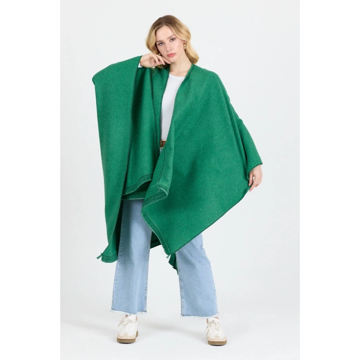 Panço - Pamuk Polyester Karışımlı Şık ve  Kaliteli Kumaş-Yeşil