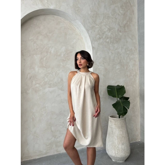 Salaş keten elbise