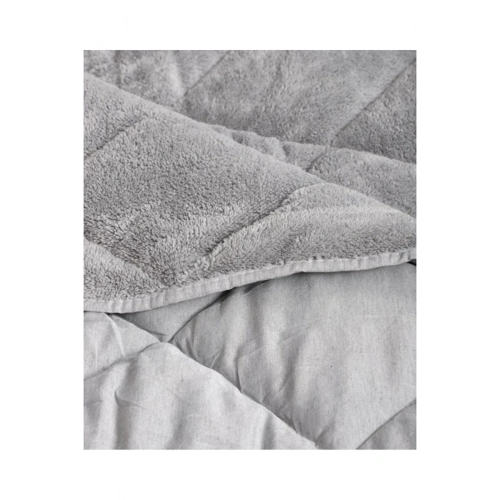 WELSOFT YORGAN ÇİFT KİŞİLİK YORGAN 200*220 ÇİFT TARAFLI-Gri