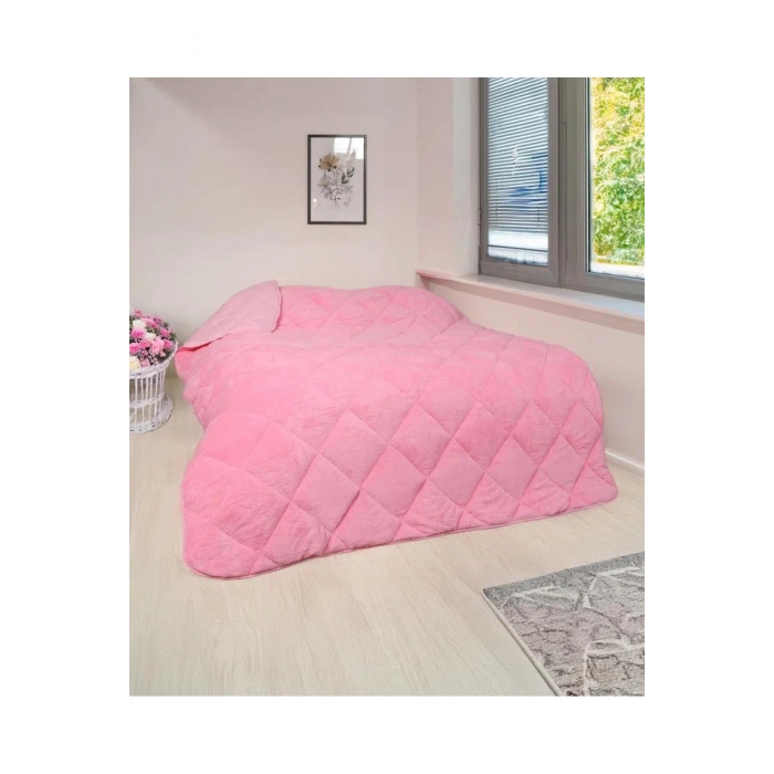WELSOFT YORGAN ÇİFT KİŞİLİK YORGAN 200*220 ÇİFT TARAFLI-Pembe
