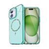 CPT90 Apple iPhone 12 Live Diamond Magsafe Kapak - Yeşil