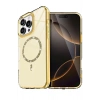 CPT90 Apple iPhone 14 Pro Max Live Diamond Magsafe Kapak - Sarı